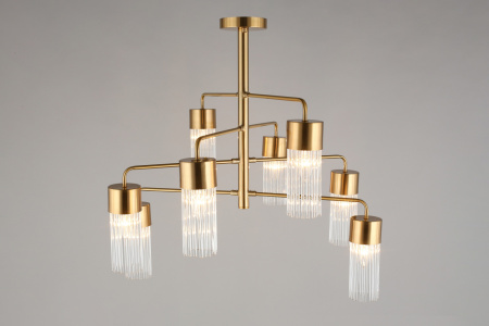 картинка Люстра потолочная на штанге Cesana OML-67107-08 от магазина BTSvet