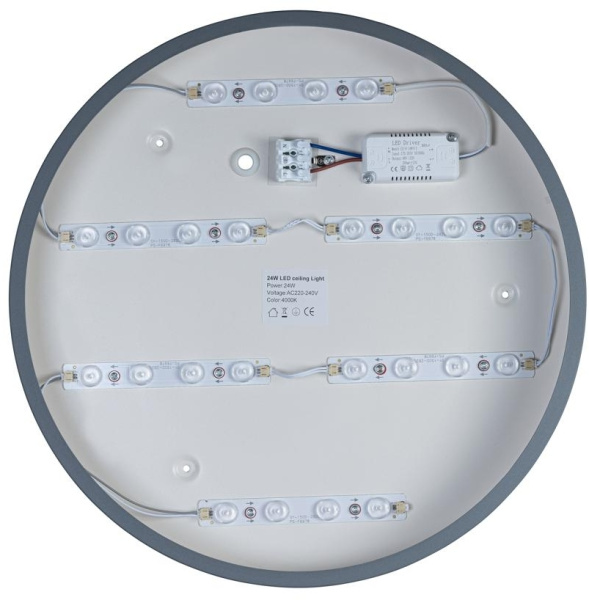 картинка Потолочный светильник светодиодный Axel 10003/24 Grey от магазина BTSvet