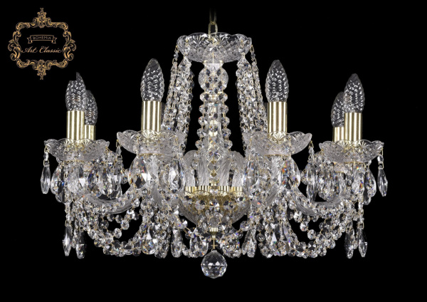 Хрустальная подвесная люстра 11.11.8.195.Gd.Sp