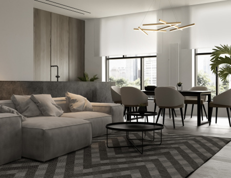 картинка Подвесная люстра светодиодная Line MOD016PL-L75MG3K от магазина BTSvet