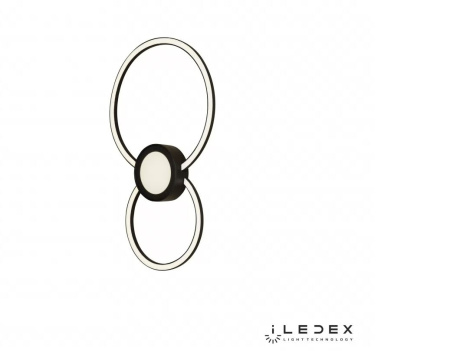 картинка Настенно-потолочный светильник светодиодный Galaxy X046324 24W 3000K BK от магазина BTSvet