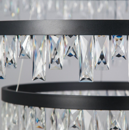 картинка Подвесная светодиодная люстра хрусталь Celeste Nero EL320P120.1 от магазина BTSvet