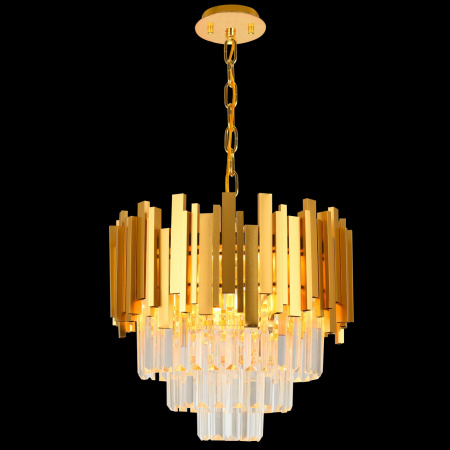 картинка Подвесная люстра хрустальная VERTIGO 81440/6C GOLD от магазина BTSvet