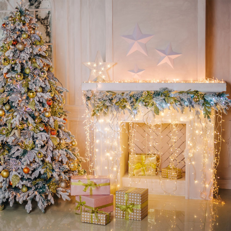 картинка Гирлянда светодиодная 8 режимов свечения 100-001 от магазина BTSvet