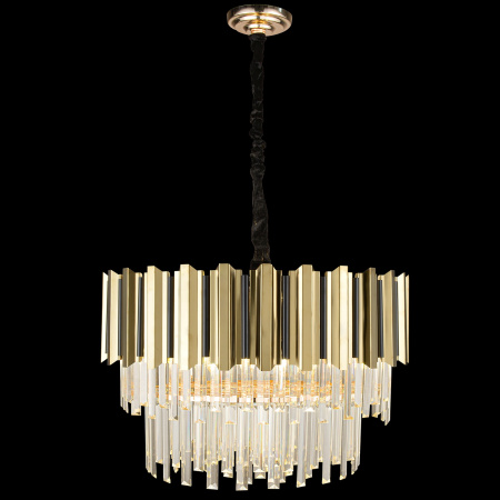 картинка Подвесная люстра хрустальная DELTA II 81449/10C GOLD от магазина BTSvet