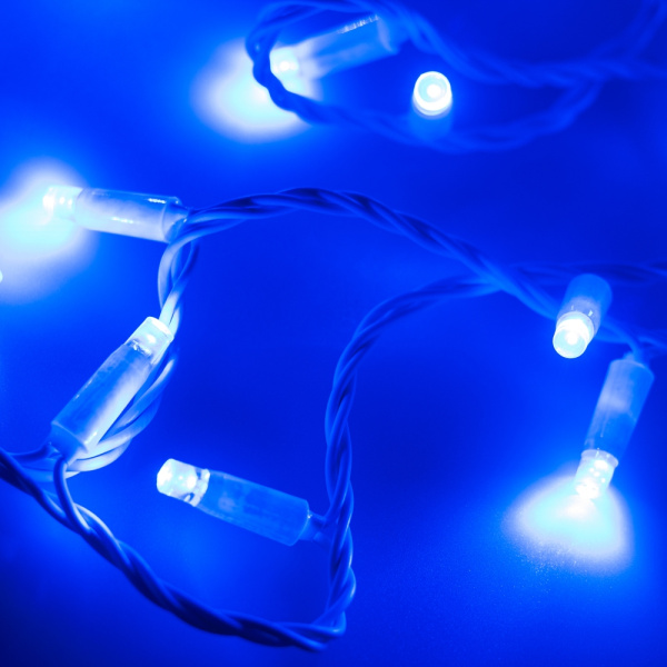 Светодиодная гирлянда ARD-STRING-CLASSIC-10000-WHITE-100LED-STD BLUE (230V, 7W) (Ardecoled, IP65) 025817