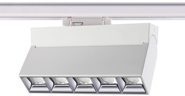 Трековый светильник трехфазный светодиодный 220V Port 358667 IP33