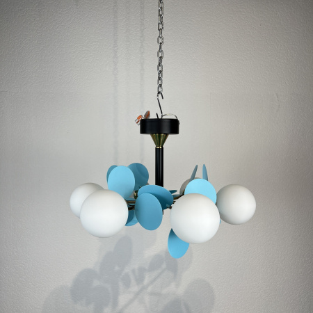 картинка Потолочная люстра на штанге matisse-blue01 от магазина BTSvet