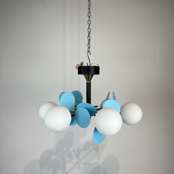 картинка Потолочная люстра на штанге matisse-blue01 от магазина BTSvet