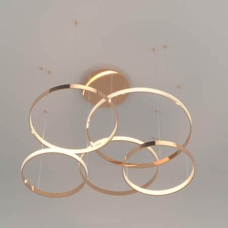 картинка Подвесная люстра светодиодная с пультом и управлением смартфоном регулировкой яркости Smart Posh 90275/5 от магазина BTSvet