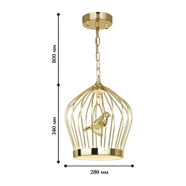 картинка Подвесной светодиодный светильник Chick 1930-2P от магазина BTSvet