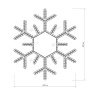 картинка Световая фигура светодиодная ARD-SNOWFLAKE-M5-600x600-216LED White (230V, 15W) (Ardecoled, IP65) 025308 от магазина BTSvet