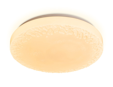 картинка Потолочный светильник светодиодный с пультом регулировкой цветовой температуры и яркости с ночным режимом ORBITAL FF22 от магазина BTSvet