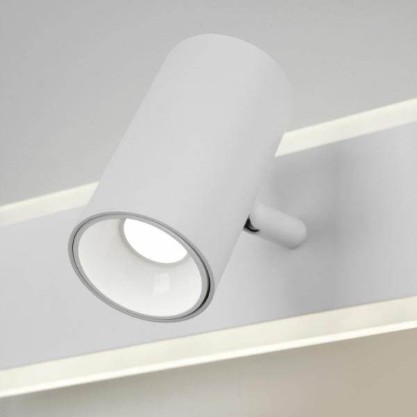 картинка Спот настенный светодиодный с подсветкой Binar 20127/1 LED белый от магазина BTSvet
