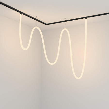 картинка Трековый подвесной светильник 48V Tau TR101-2-100W3K-B от магазина BTSvet