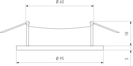 картинка Точечный светильник Dorma 25001/01 от магазина BTSvet