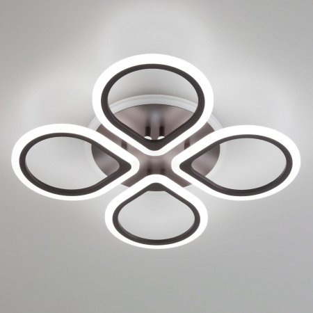 картинка Потолочная люстра светодиодная с управлением голосом и смартфоном с пультом регулировкой цветовой температуры и яркости Транай CL235A145E RGB от магазина BTSvet