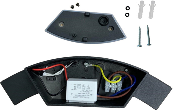 картинка Светильник светодиодный уличный ULU-S72A-14W/4000K IP65 BLACK от магазина BTSvet