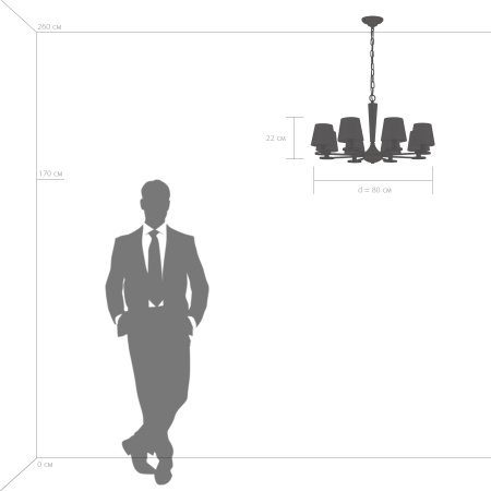 картинка Подвесная люстра Perla 707081 от магазина BTSvet