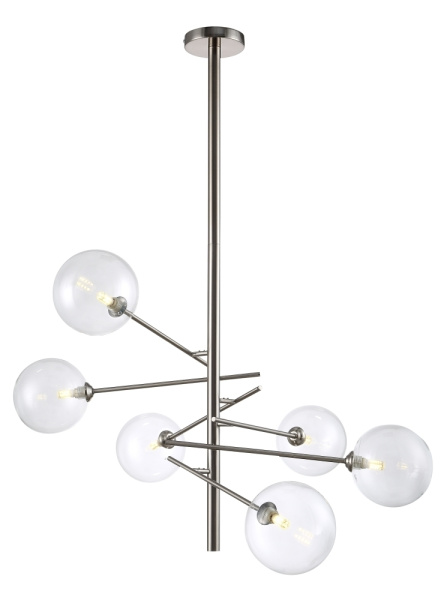 Потолочная люстра MARCOS SP6 NICKEL