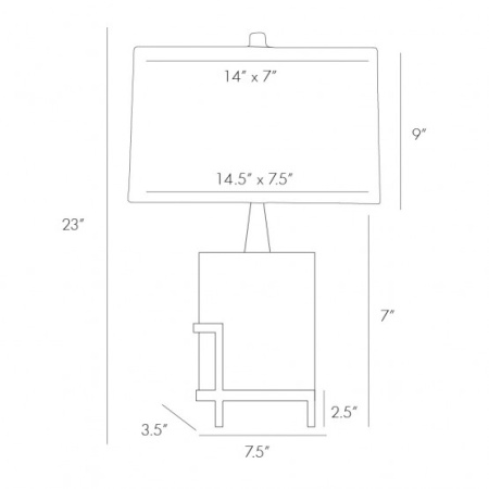 картинка Интерьерная настольная лампа 43,117 от магазина BTSvet