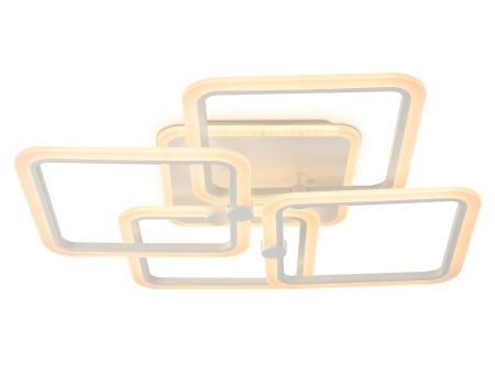 картинка Потолочная люстра светодиодная с пультом регулировкой цветовой температуры и яркости с ночным режимом ACRYLICA FA537 от магазина BTSvet