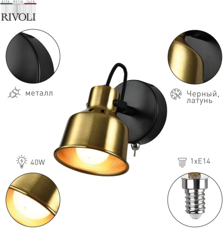картинка Спот Rivoli Lenore 7060-701 от магазина BTSvet