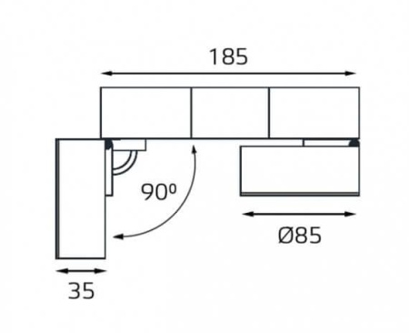 картинка Спот светодиодный M03-178 M03-178 white от магазина BTSvet