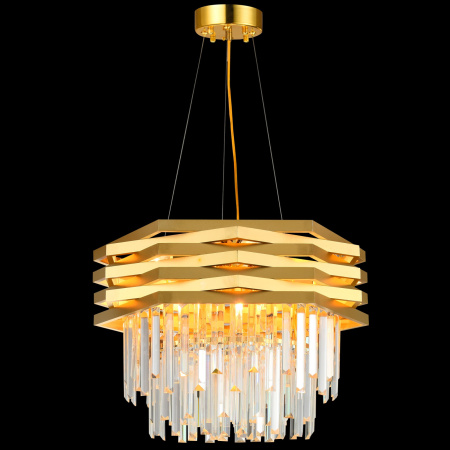 картинка Подвесная люстра хрустальная SPEAR 76013/10C GOLD от магазина BTSvet