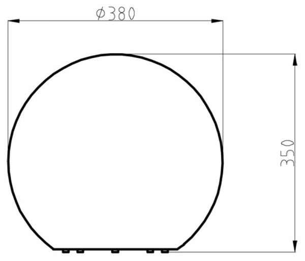 картинка Наземный светильник Ball light 836934 от магазина BTSvet