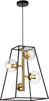 Люстра подвесная Faccetta V000107 (13005/B/4P Black)