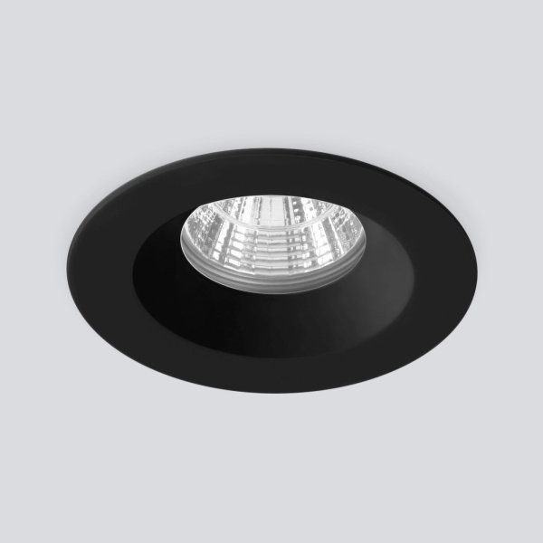 картинка Встраиваемый светодиодный влагозащищенный светильник Light LED 3001 35126/U черный от магазина BTSvet