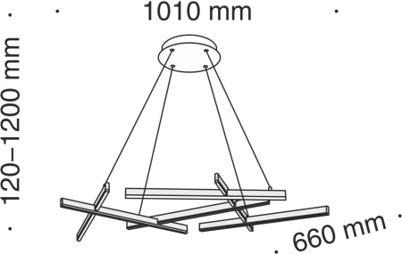 картинка Подвесной светодиодный светильник Line MOD016PL-L75W4K от магазина BTSvet