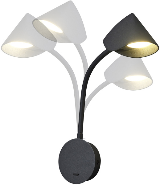 картинка Бра светодиодное для чтения с выключателем Goa 7720 от магазина BTSvet