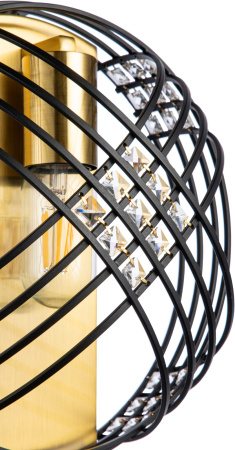 картинка Настенный светильник Fresco V000105 (10001/1W Black) от магазина BTSvet