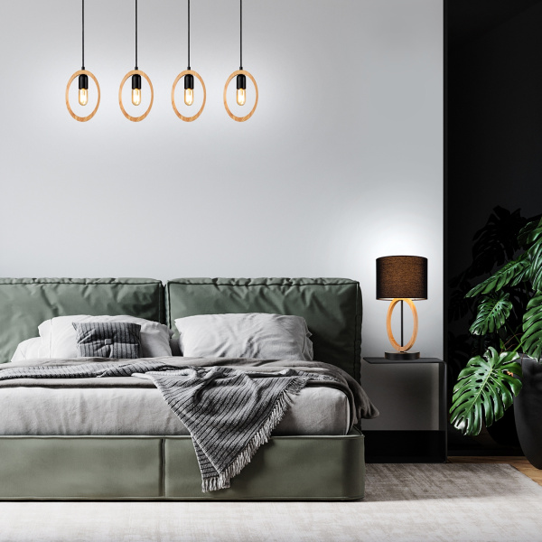 картинка Настольная лампа Rustic 10196/L E27*40W Black от магазина BTSvet