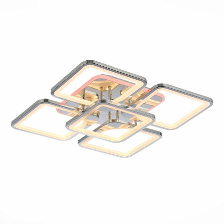 картинка Потолочная люстра светодиодная диммируемая с пультом регулировкой цветовой температуры и яркости Valiano SLE500412-05 от магазина BTSvet