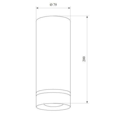 картинка Светодиодный накладной светильник DLR022 12W 4200K черный матовый от магазина BTSvet