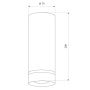 картинка Светодиодный накладной светильник DLR022 12W 4200K черный матовый от магазина BTSvet