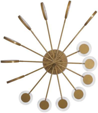 картинка Потолочная люстра на штанге Megan 10164L Gold от магазина BTSvet