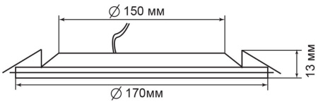 картинка Встраиваемый светильник 28504 от магазина BTSvet