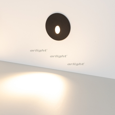 картинка Фасадный светильник светодиодный LT-GAP-R70-3W Warm3000 (BK, 30deg, 230V) (Arlight, IP65 Металл, 3 года) 031166 от магазина BTSvet