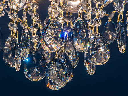 картинка Люстра потолочная Selena 1126/4 E27*60W White/Gold от магазина BTSvet