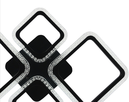 картинка Потолочная светодиодная люстра с пультом и управлением смартфоном 80W Opti LED LAMPS 81232 от магазина BTSvet