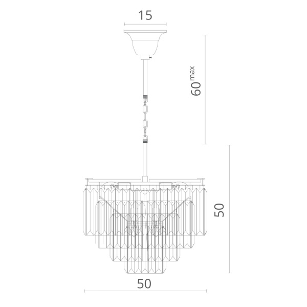 картинка Подвесная люстра Nova 3001/02 LM-9 от магазина BTSvet
