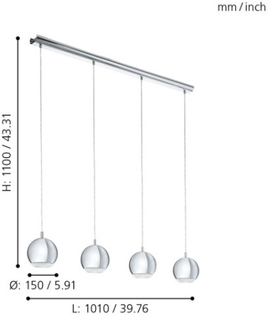 картинка Подвесной светильник Conessa 95912 от магазина BTSvet