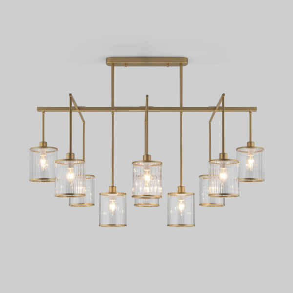 Потолочная люстра на штанге Eurosvet Inari 60144/10 золото