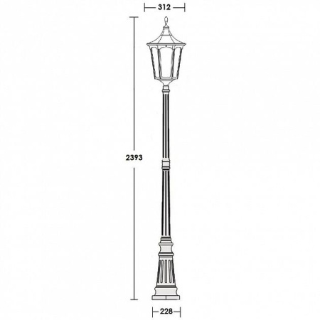картинка Наземный фонарь 79709L Bl от магазина BTSvet