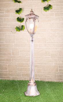 Наземный фонарь уличный Andromeda F (GLYF-8024F) белое золото