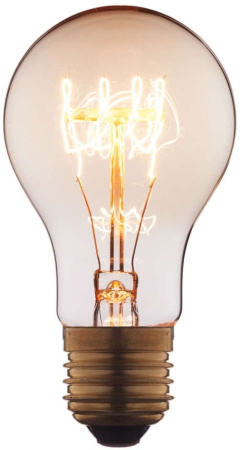 Ретро лампочка накаливания Эдисона груша E27 60W 2400-2800K 1004-SC